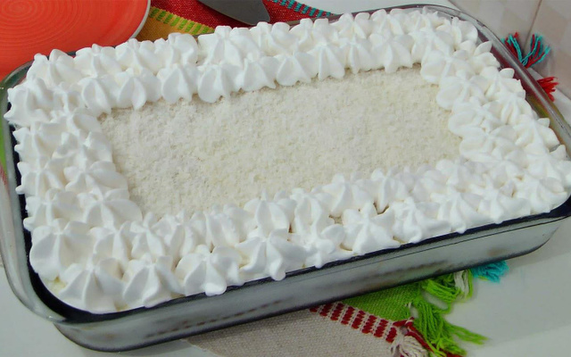 Pavê de coco da Wanderléia