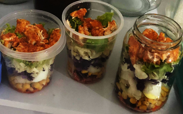 Salada de pote superfácil