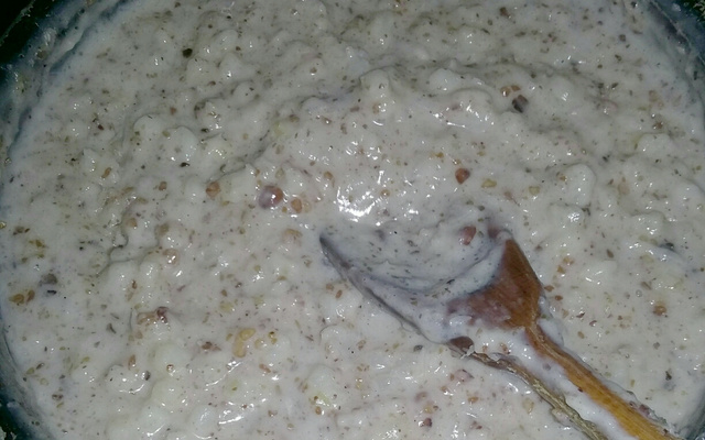 Canjica doce sem amendoim