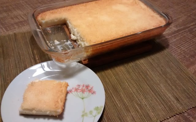 Toicinho do céu com leite de coco