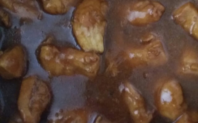 Frango no açúcar - frango dourado