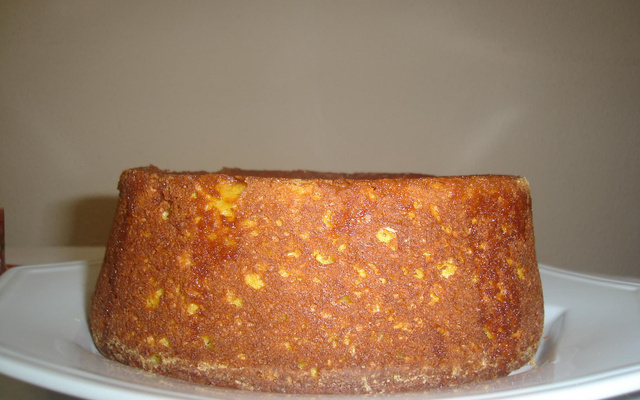 Bolo de Laranja com calda
