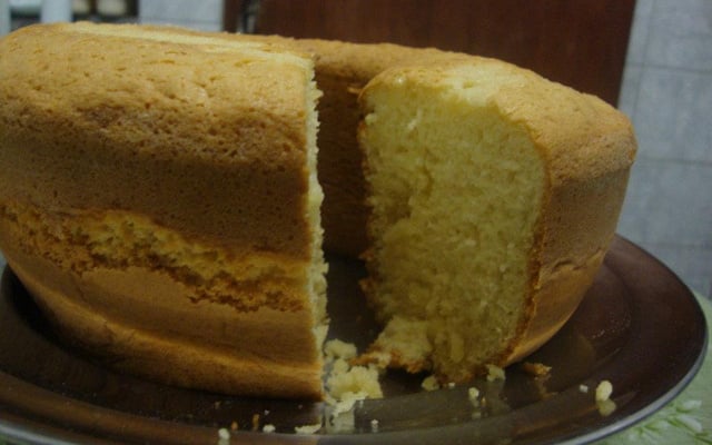 Bolo de creme de leite