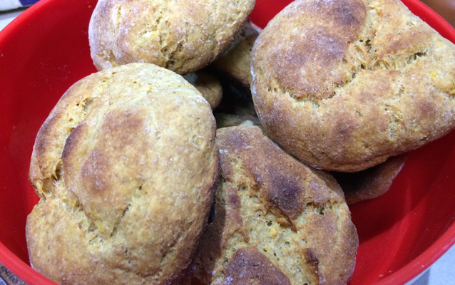 Pão de batata integral