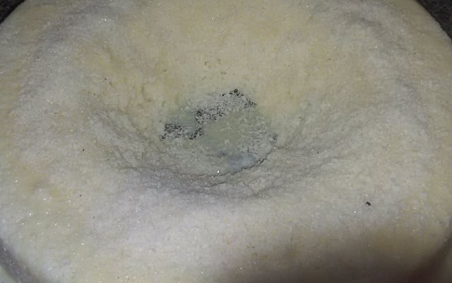 Bolo de tapioca gelado