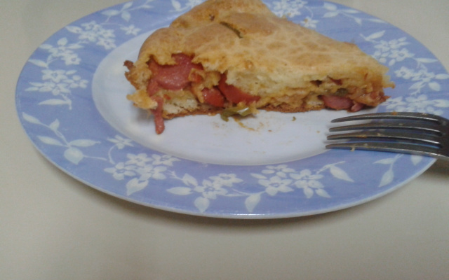 Torta salgada de liquidificador