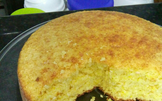 Bolo de milho rápido