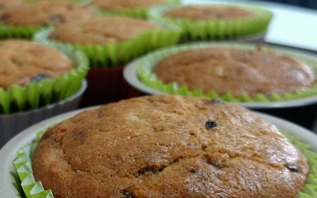 Cupcake de Banana com Canela