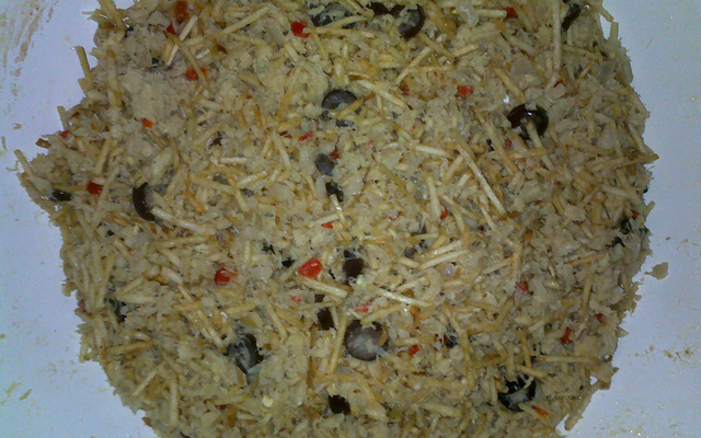 Guarnição de bacalhau