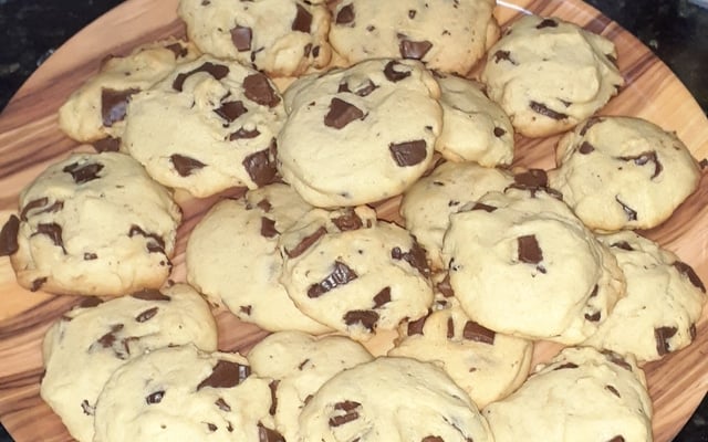 Cookies sem açúcar mascavo