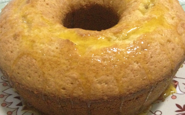 Bolo de laranja de liquidificador