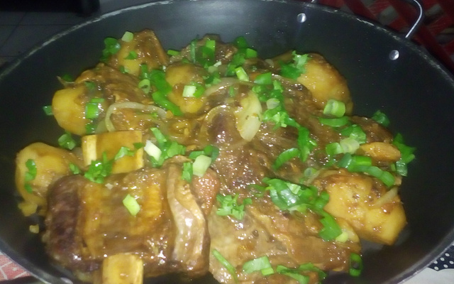 Costela de panela no limão