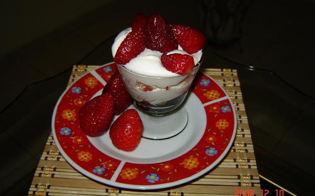 Sobremesa de morango