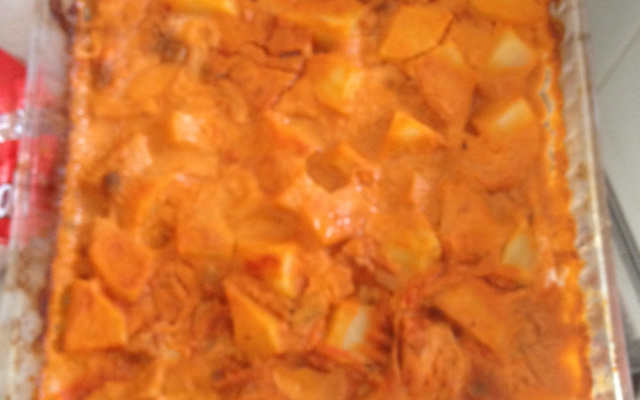 Filé de badejo com requeijão