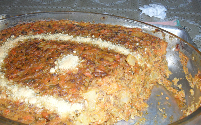 Frigideira de legumes e sobras da mama Inêz