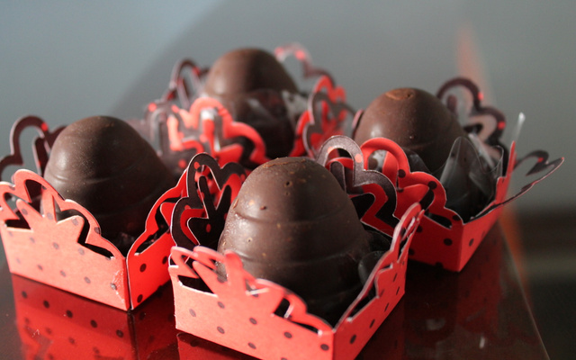 Trufa de gelatina de maracujá