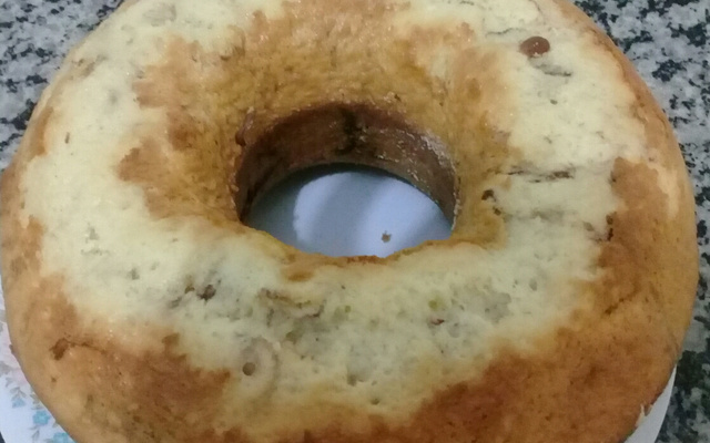 Bolo mesclado de chocolate