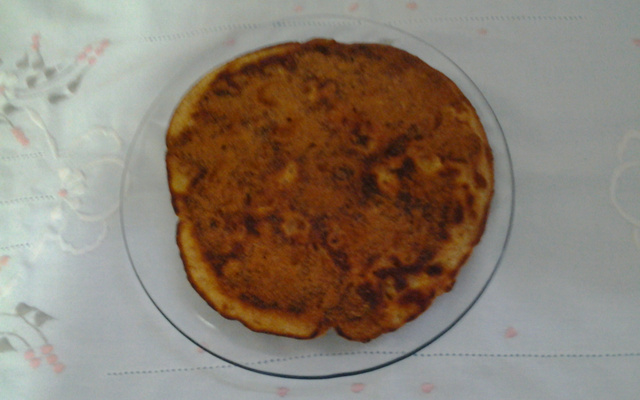 Torta light de banana na frigideira
