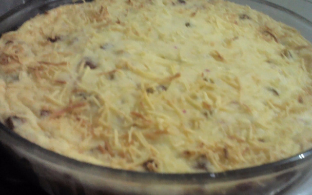 Souflé de queijo com batata