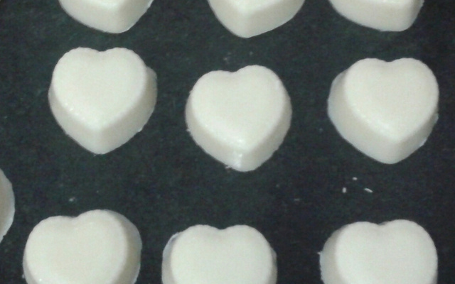 Trufas de chocolate branco