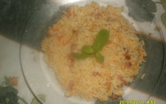 Arroz na panela de pressão