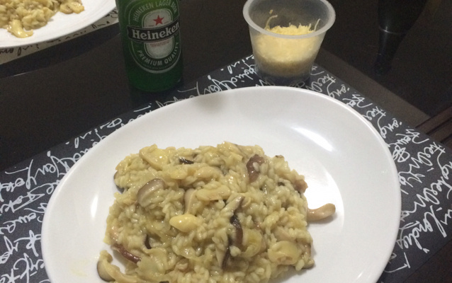 Risoto de shitake
