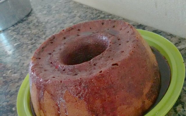 Calda de chocolate para bolo de cenoura