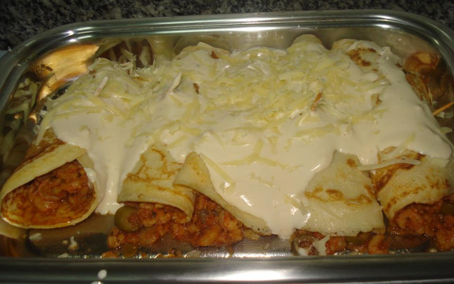 Panqueca de camarão