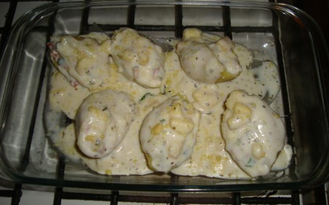 Conchiglione com recheio de ricota