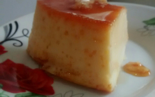 Pudim de leite condensado diferente.