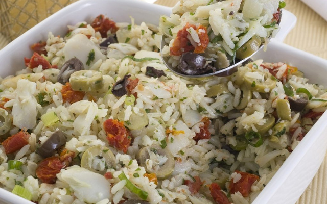 Arroz de Bacalhau e Tomate Seco