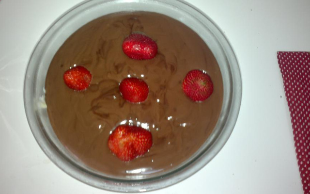 Delícia de morango e chocolate