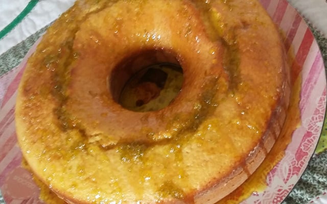 Bolo de laranja de liquidificador