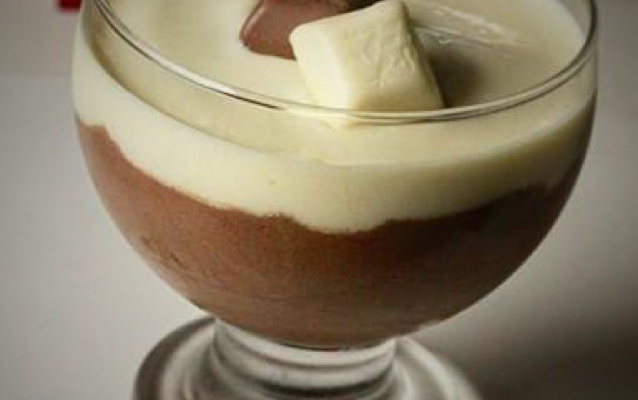 Mousse de nutella com leite ninho