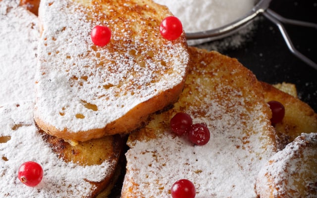 Rabanada de pão de forma