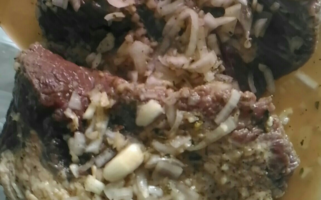 Ponta de peito ao forno