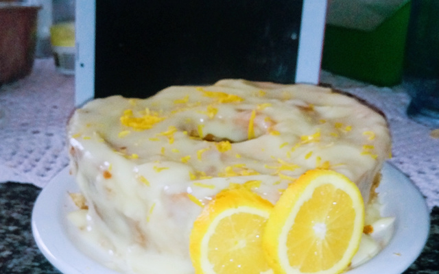 Bolo fofinho de laranja