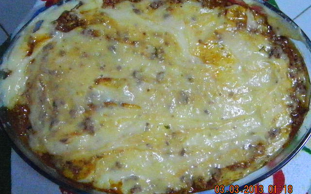 Escondinho de carne moída rapidinho