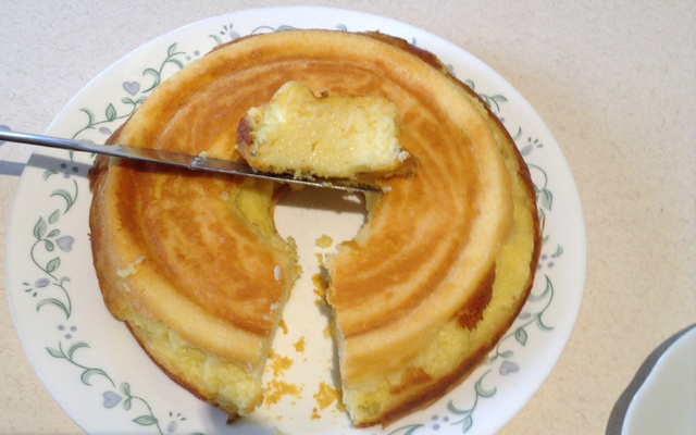 Bolo de cremoso de coco de liquidificador