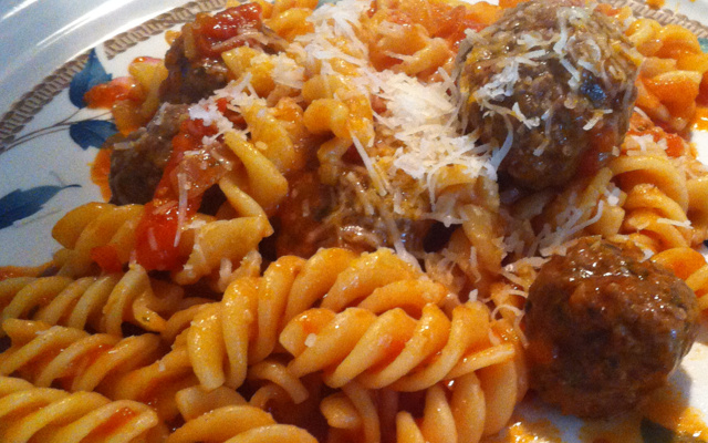 Almôndegas de carne moída