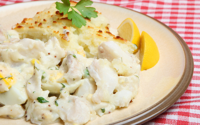 Torta de bacalhau cremosa
