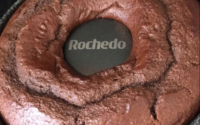 Bolo integral de chocolate e banana