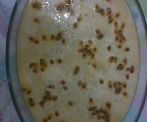 Mousse de maracujá cremoso