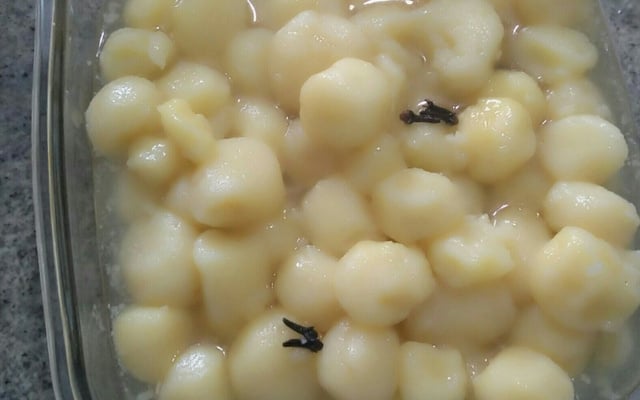 Doce de queijo em calda