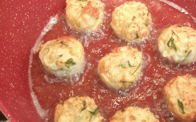 Bolinho de arroz simples da Valéria