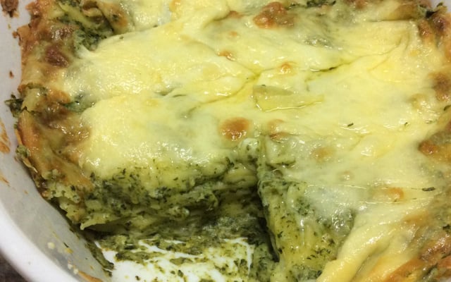 Lazanha de espinafre