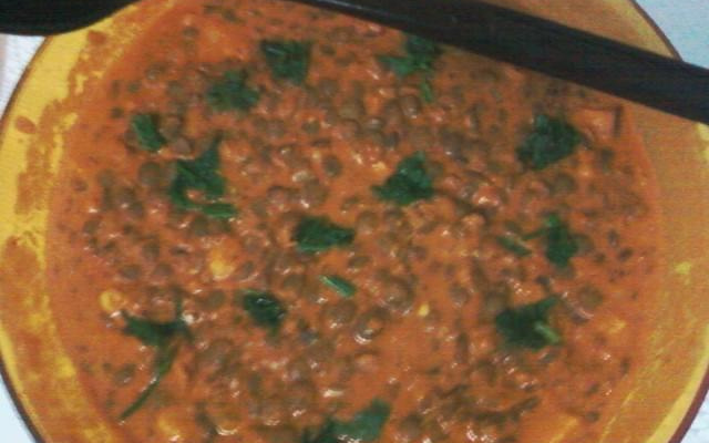 Lentilha cremosa do chef Carvalho