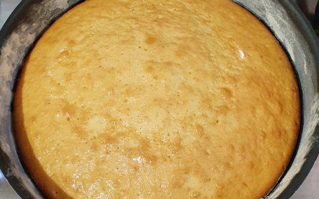 Bolo simples de liquidificador