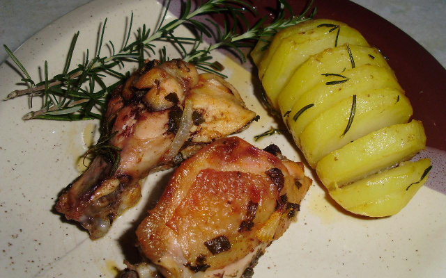 Frango assado da Tatá