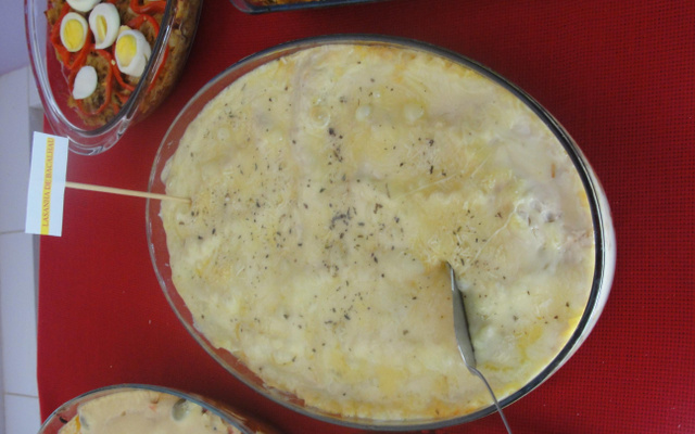 Lasanha de bacalhau